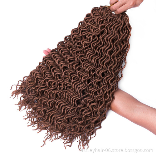 Julianna Morgan 18 Inch 24 Strands Faux Locks Crochet Braids Synthetic Hair Extensions